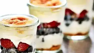 Joghurt - Himbeer - Dessert