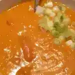 Kürbissuppe mit roten Linsen