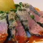 Lammlachse mit Thymiansauce