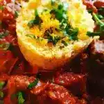 Marokkanisches Rindsragout mit Okraschoten