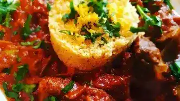 Marokkanisches Rindsragout mit Okraschoten