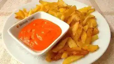 Mojo rojo zu Kartoffelspalten
