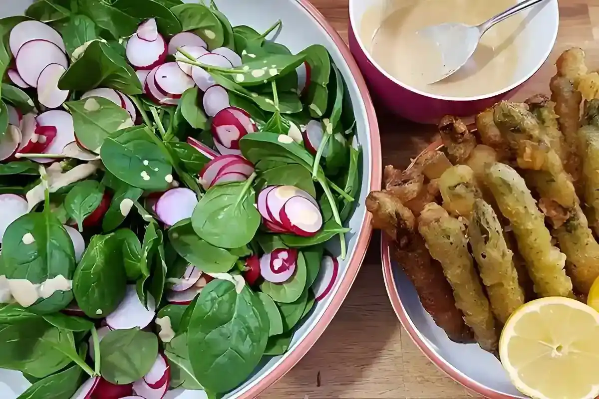 Spargel Tempura