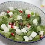 Trauben - Paprika - Salat mit Schafskäse
