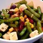 Bohnensalat mit Schafskäse