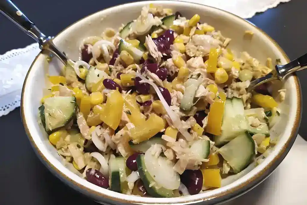 Bunter Thunfischsalat