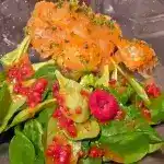 Gebeizter Lachs als Vorspeise