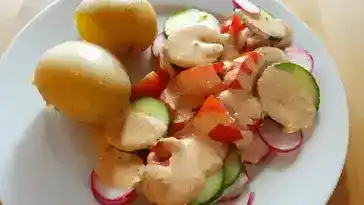 Illes herzhafter Rettichsalat mit Matjesstreifen 4x