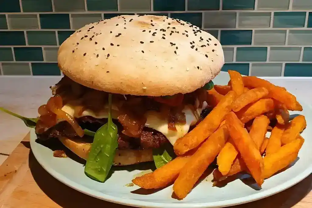 Kirsch-BBQ-Burger