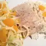 Pangasius auf Fenchelsalat in Orangenvinaigrette 4x