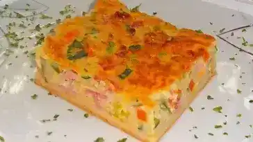 Quiche mit Schinken und Gemuse 4x