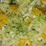Salat vom Fenchel Chicoree und Orange 4x