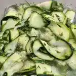 Schnelle marinierte Zucchini 4x