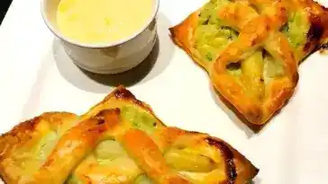 Spargel Blatterteig Taschen 4x