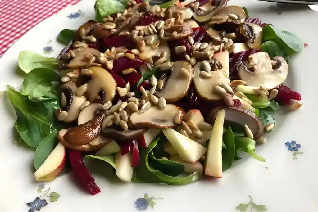 Wintersalat mit Honig-Senf-Dressing