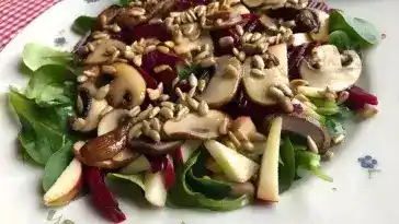 Wintersalat mit Honig Senf Dressing 4x