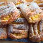 Apfeltaschen mit Eierlikor Apfelfullung 4x
