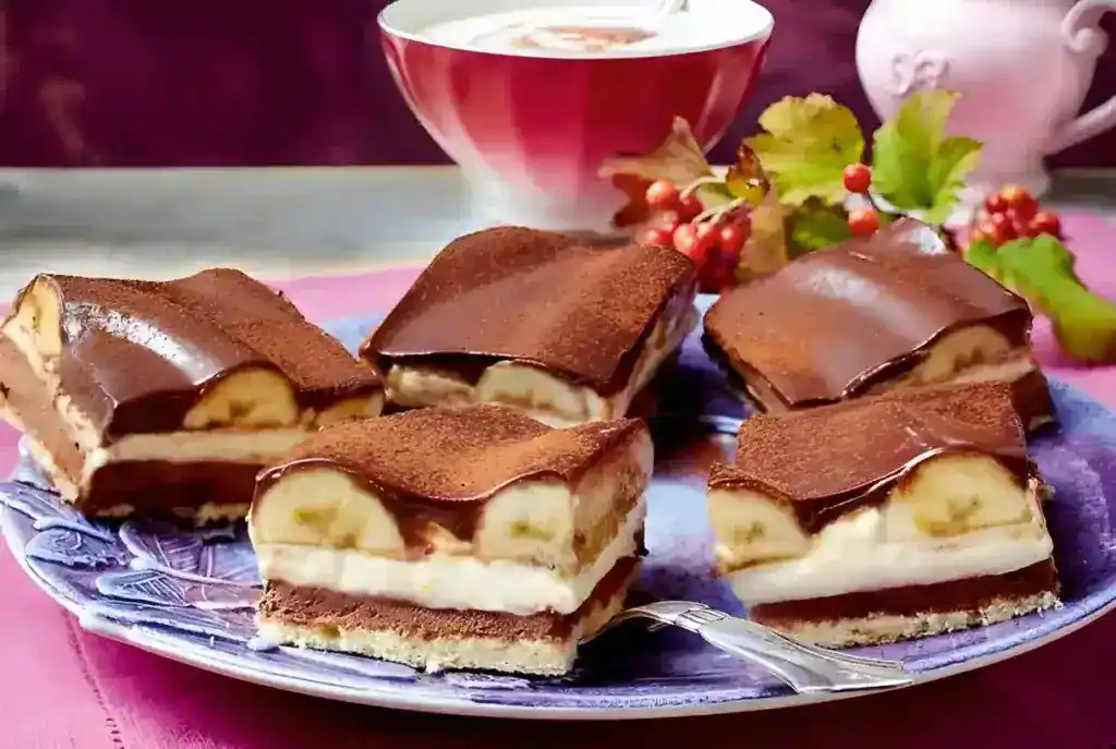 Banana Split Schnitten 🍌🍌