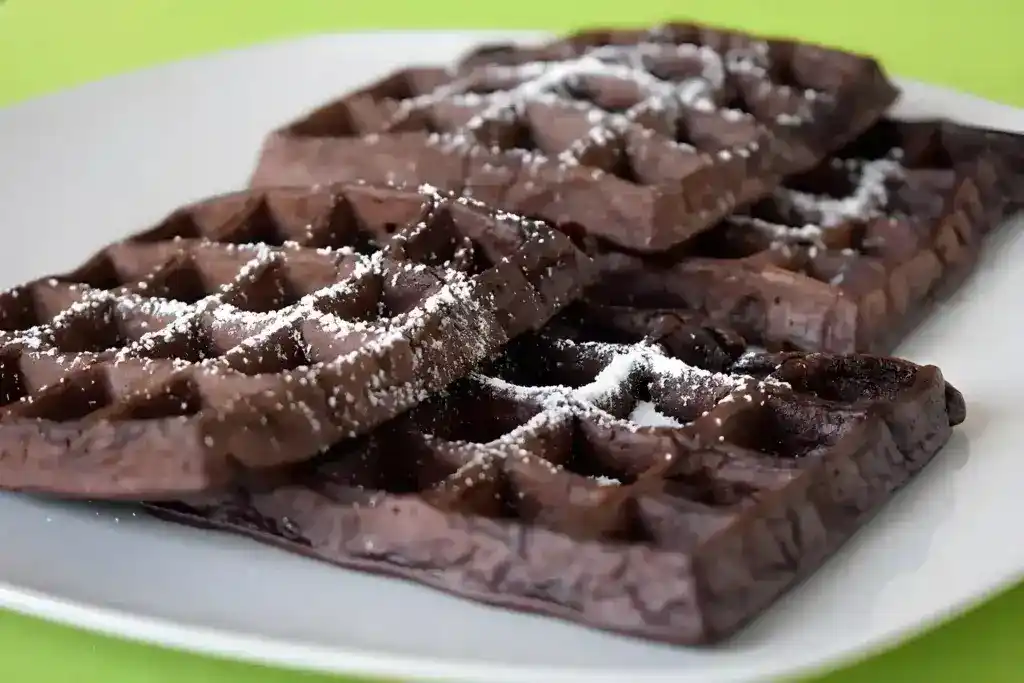 Brownie-Schokoladen-Waffeln