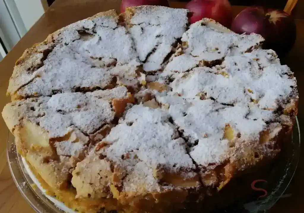 Dieser leckere Apfelkuchen ???????? aus nur 4 Zutaten bringt das Haus zum Duften