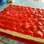 Erdbeerkuchen mit Schmand – Vanillecreme 4x