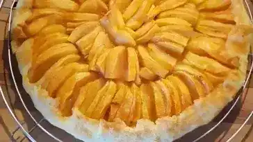 Französische Apfeltarte