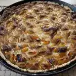 Tarte mit pate brisee und Eiersahne Fullung 4x