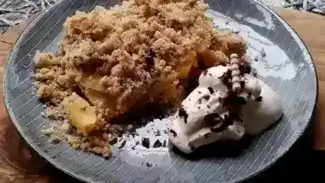 apfel nuss crumble result
