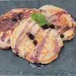 Pancakes mit Blueberries