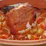 Kasselerbraten im Römertopf, die Soße ist der Wahnsinn!