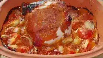 Kasselerbraten im Römertopf, die Soße ist der Wahnsinn!