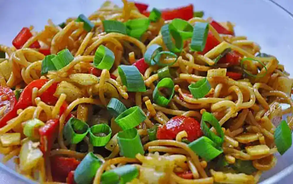 Spaghetti Curry Salat Rezept