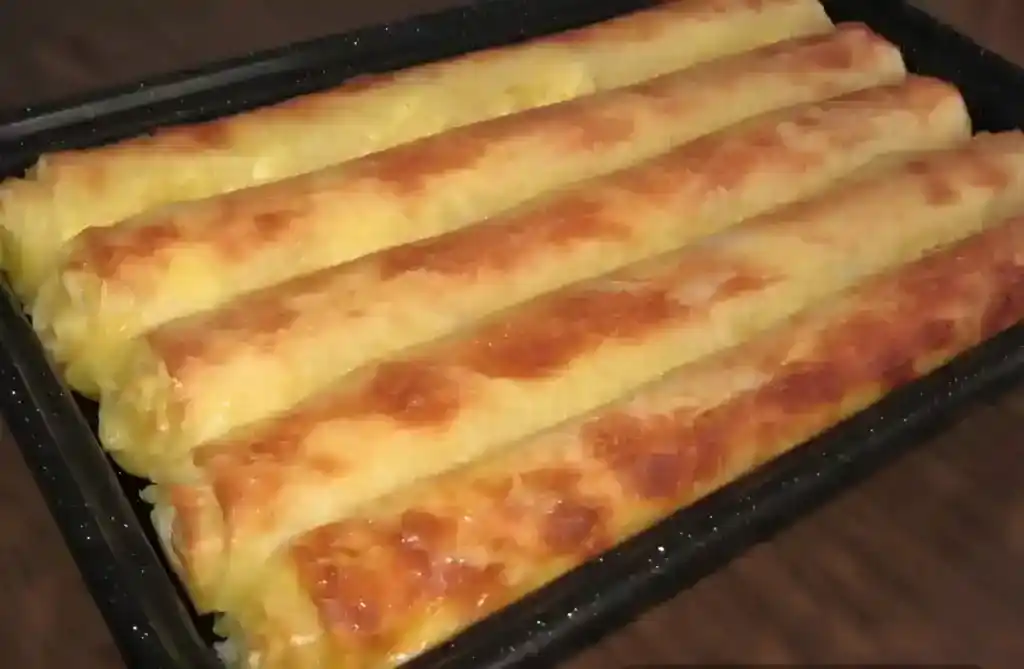 BLÄTTERTEIG leckeres SCHINKEN KÄSE STANGEN