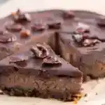 Chocolate Cheesecake Schokokäsekuchen mit Knusperboden