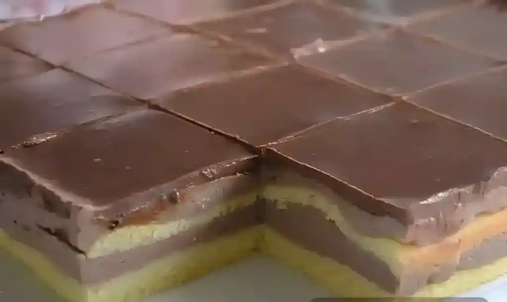 Einfache pudding wurfel