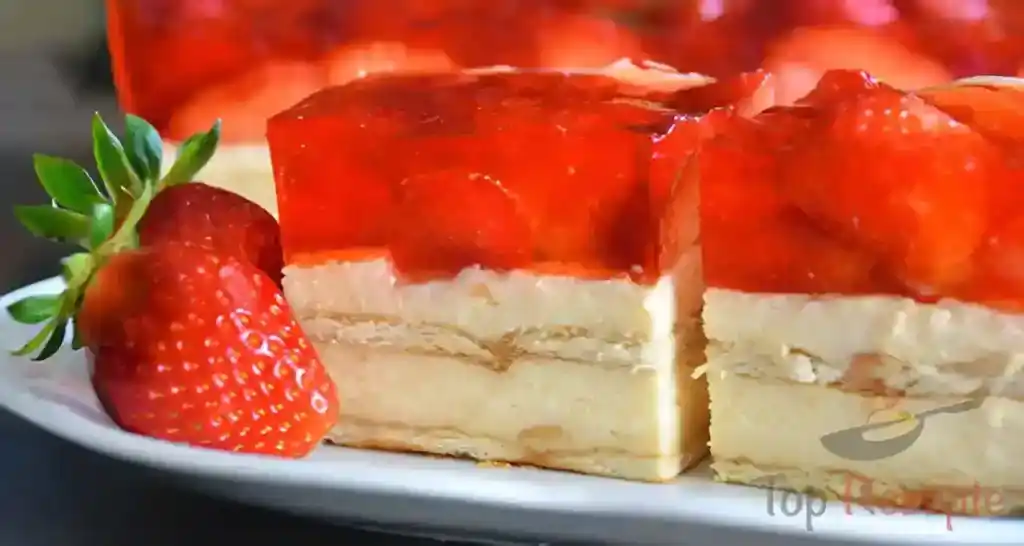 Ein Köstlicher Erdbeerkuchen ohne Backen
