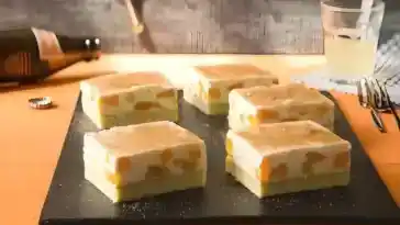 Fantakuchen mit Pfirsich
