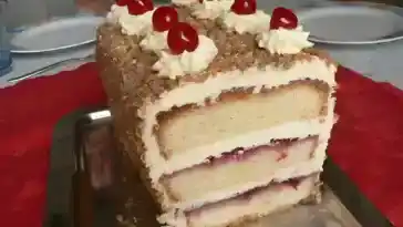 Frankfurter kranz als kastenkuchen