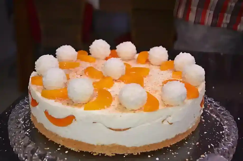 Pfirsich Raffaello lecker Torte