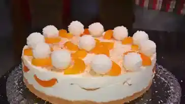 Pfirsich Raffaello lecker Torte