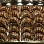 Rum Kipferl mit Schokoladenglasur 2x