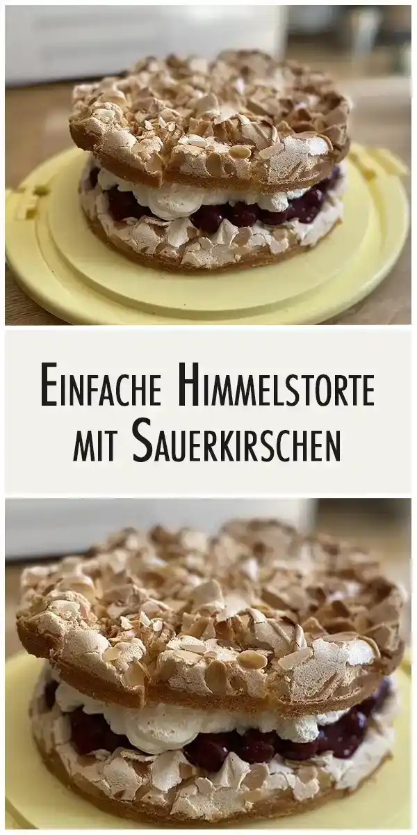 Einfache Himmelstorte mit Sauerkirschen 1 Einfache Himmelstorte mit Sauerkirschen