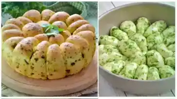 Einfache selbstgebackenes-knoblauchbrot