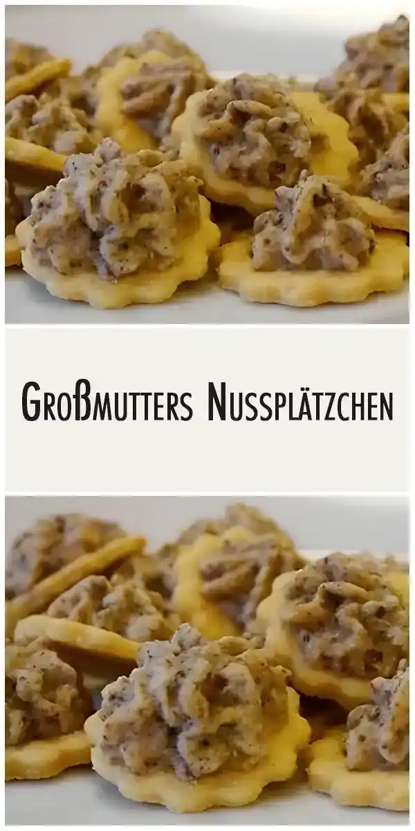 Großmutters Nussplätzchen 1 Großmutters Nussplätzchen