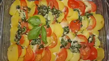 Kartoffel – Tomaten – Mozzarella – Gratin