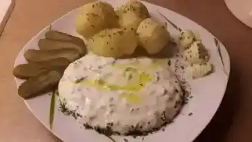Kartoffeln mit quark und leinol nach opas art 2x