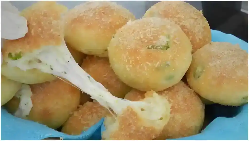 Knoblauch Mozzarella Brötchen
