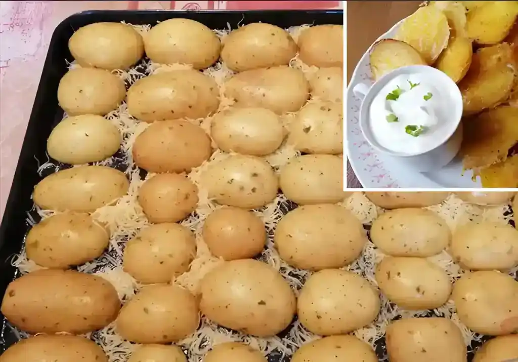 Knuspriger Snack Diese Kartoffelhälften aus dem Ofen sind ein Internethit!