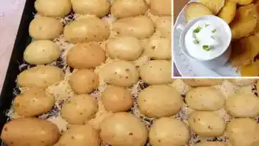 Knuspriger Snack Diese Kartoffelhalften aus dem Ofen sind ein Internethit 4x