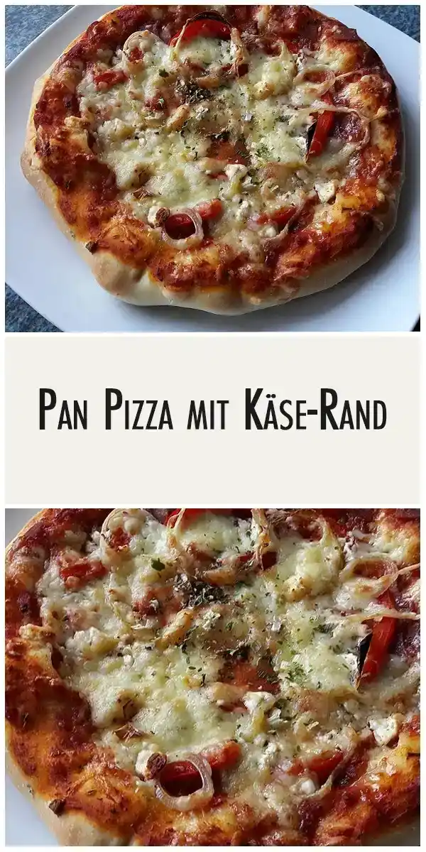 Pan Pizza mit Käse-Rand 1 Pan Pizza mit Käse-Rand